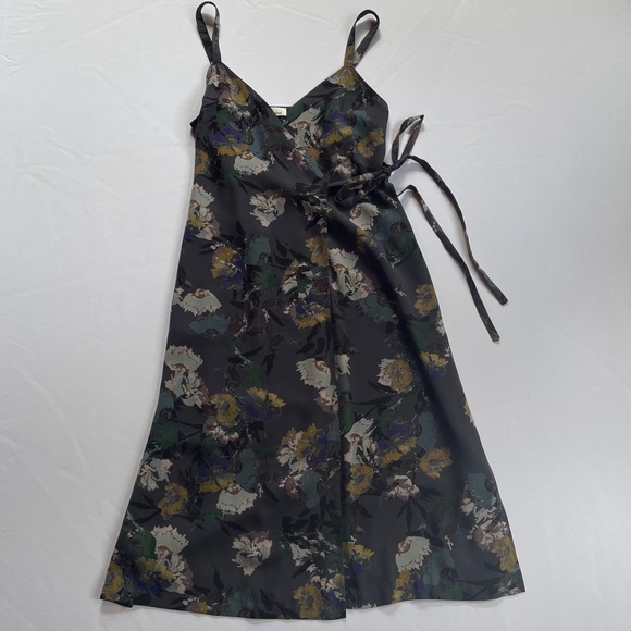 Aritzia Wilfred Floral Wrap Midi Dress - Sz XS - Picture 4 of 16
